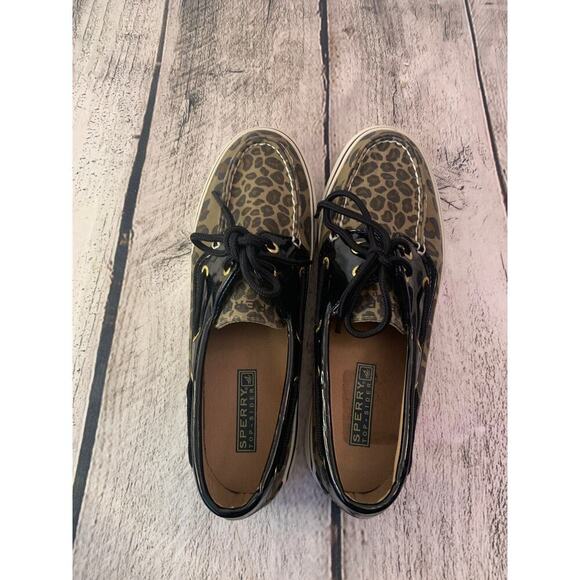 SPERRY Women’s Top Sider Cheetah Print Shoes / Size: 6.5 - Picture 3 of 9